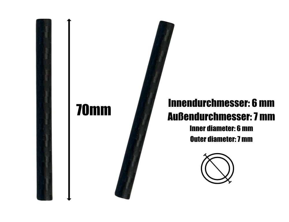 M&M Smartek Set XXL piatti carbonio EC carta credito tubo fibra carbonio nero 18x18cm