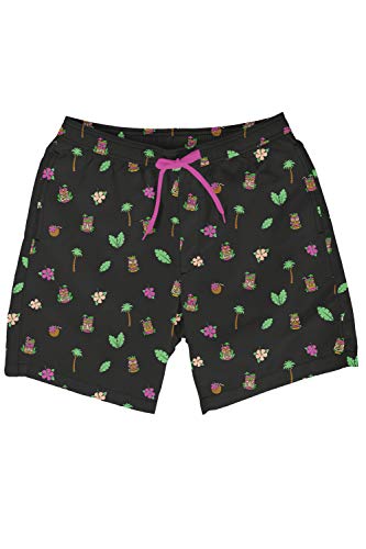 Tipsy Elves Mens Tiki Drinki Swim Trunks: S