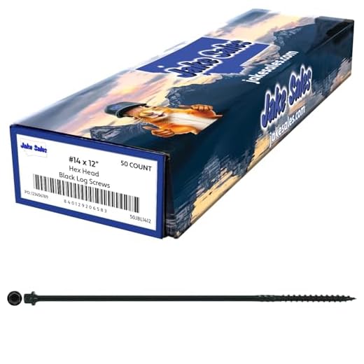 Heavy Duty Black Timber Landscaping Screws