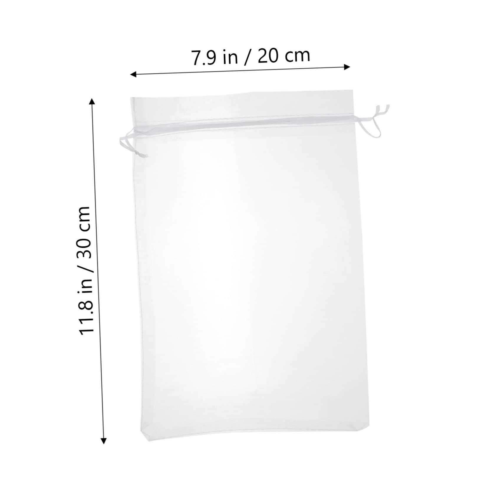 100piezas Bolsas De Malla para Frutas y Verduras Protección Eficaz contra Aves y Plagas para Jardines y Huertos