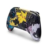 Bezprzewodowy kontroler PowerA Advantage do Nintendo Switch 2 – Pokémon: Mega Ewolucje, oficjalna licencja, efekt Halla, mapowalne przyciski, kontroler Pro, przycisk C, sterowanie ruchem, dla graczy