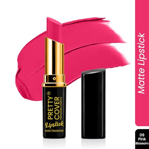 Image of Pure Matte Creamy Lipstick, Highly Pigmented & Long Lasting, 3.2g (Pink Blossom)