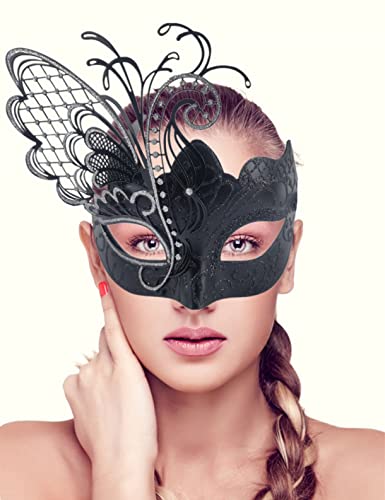 image for Ubauta Masquerade Mask For Women Venetian Mask/Halloween/Party/Ball Pr