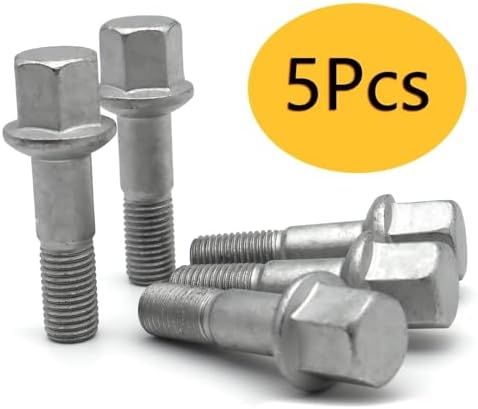 Car Trim Clips Car Wheel Lug Bolts Nuts M12X1.5 Truck Tyre Parts for Benz CL203 2001-2008 2007 2006 2005 2004 2003 for C209 2002-2009 2008 2007 2006 2005