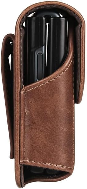 CaseGuide Smartphone Pouch, Men's Mobile Phone Pouch, Galaxy Z Flip 4/3 Case, Belt Loop Type, Compatible with OPPO Find Flip, Folding Carry Case, Waist Pouch, Belt Loop, Holder Black
