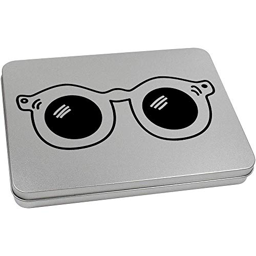 Azeeda 220mm 'Sunglasses' Metal Hinged Tin/Storage Box (TT00121258)