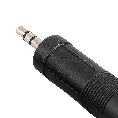 Conector de audio uxcell 6.35mm hembra a 3.5mm macho x2 miniatura 6