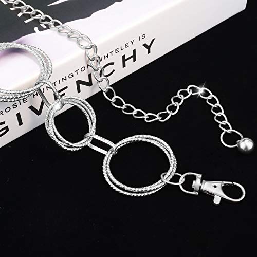 O-Ring Chain Belts Waist Belt Links for Women Metal Link Chain Gift4