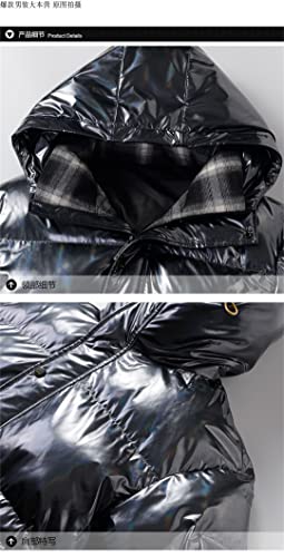 Men Thicken Warm Winter Jacket Parka Outwear Autumn Waterproof Stand Collar Hooded Coat4