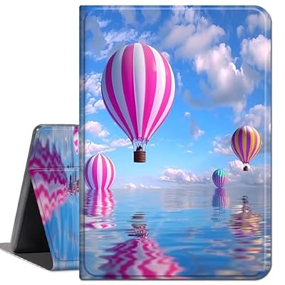 Case for iPad Pro 12.9 2022/2021/2020/2018,Smart Shell Stand Cover with Auto Wake/Sleep Cases for iPad Pro 12.9" 6th Gen/5th Gen/4th Gen/3rd Gen,Hot Air Balloon