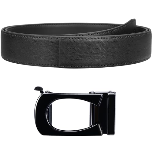 Image of Labnoft Men's PU Leather Auto-lock Belt