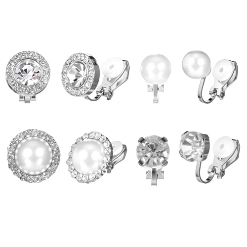 Boucles d'oreilles à clip pour femme parfaites pour la danse l'opéra et la scène
