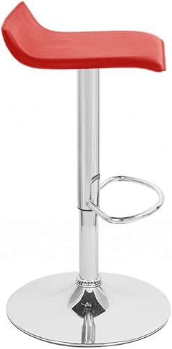 Miniatura 4 de Vandue Modern Home Sigma - Taburete de bar y mostrador de piel sintética contemporánea, altura ajustable, 21 a 32 pulgadas, base cromada y elevador