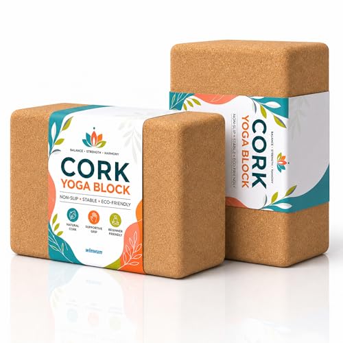 wimwum Cork Yoga Blocks 2 Pack
