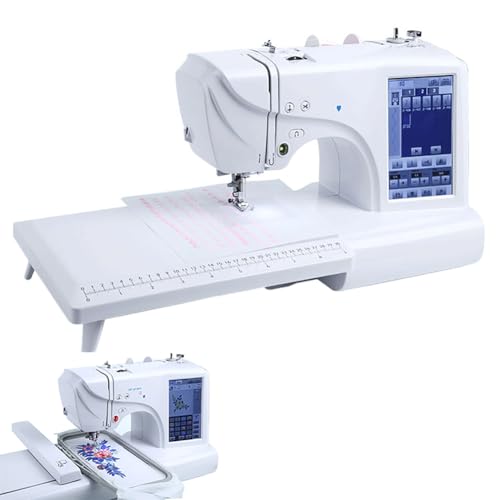 FLEAGE Máquina de Bordar eléctrica, máquina de Coser automática...