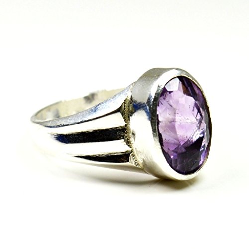Bague améthyste véritable cadeau idéal anniversaire pierre de naissance - 3