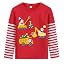 5# Red Christmas Monster Truck Santa & Tree