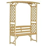 Outsunny Wooden Arbor Arch with Pergola