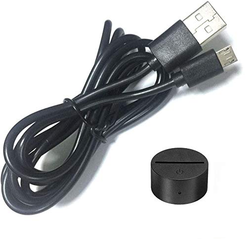 Micro USB Power Cable for ABS Acrylic 3D LED Lamp Night Light Base USB Charging Cable & Data Cable
