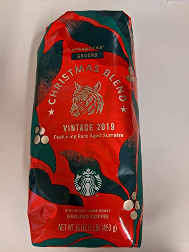 2018 Starbucks Xmas Blend Ground Coffee - 1 Pound Bag