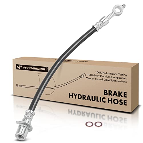 A-Premium Rear Driver or Passenger Brake Hydraulic Hose Compatible with Ford, Lincoln and Mercury Models - Fusion 2009-2012, MKZ 2009-2012, Milan 2009-2011 - Replace# 9E5Z2282A