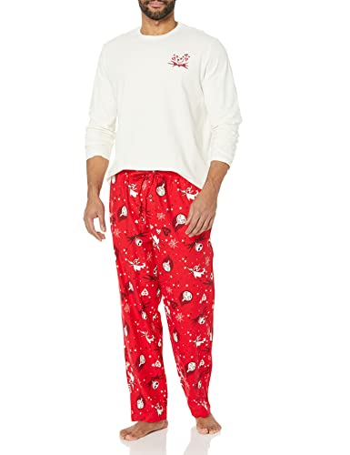 Image of Amazon Essentials Disney | Marvel | Star Wars Men's Flannel Pajama Sleep Sets