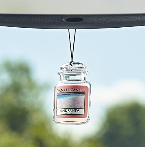 Image of Yankee Candle Car Jar Ultimate Air Freshener, Pink Sands