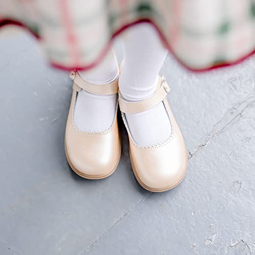 Chloe Classic Scalloped Leather Mary Jane (Toddler)2