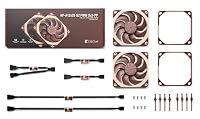 Noctua NF-A12x25 G2 PWM Sx2-PP, Leise Hochleistungslüfter 2x120mm – Ansicht 3