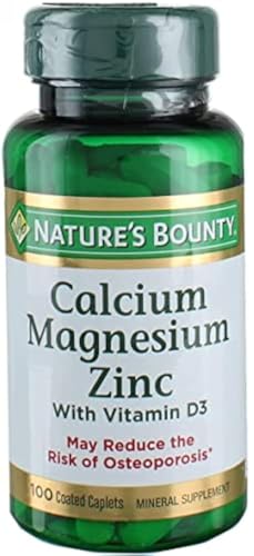 Nb VIT Cal/Mag/Zinc Size 100s Nature's Bounty Calcium-Magnesium-Z...