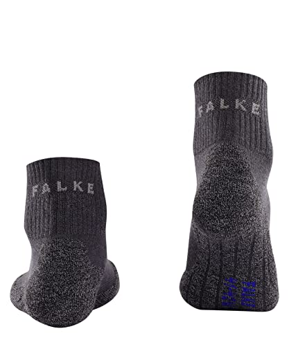 Image of Falke Unisex TK2 Short Cool Comfort Socks Asphalt Melange 39-40 (US Men's 6.5-7.5, Women's 8-9) One Size