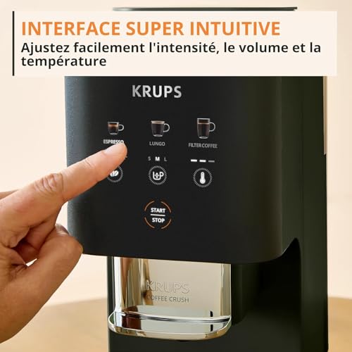 Machine à café à grains KRUPS compacte pour en finir avec le nettoyage difficile - 7