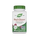 Nature's Way Red Clover Blossom Herb, Traditional Health Support for Women*, 800 mg per 2-Capsule Serving, Non-GMO Project Verified, 100 Vegan Capsules (Packaging May Vary)