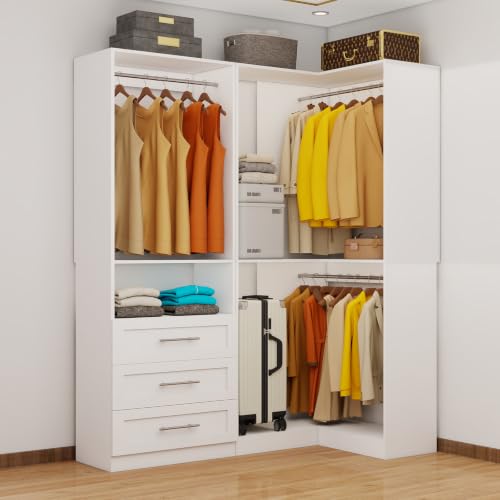 Dooloric Modular Corner Closet System