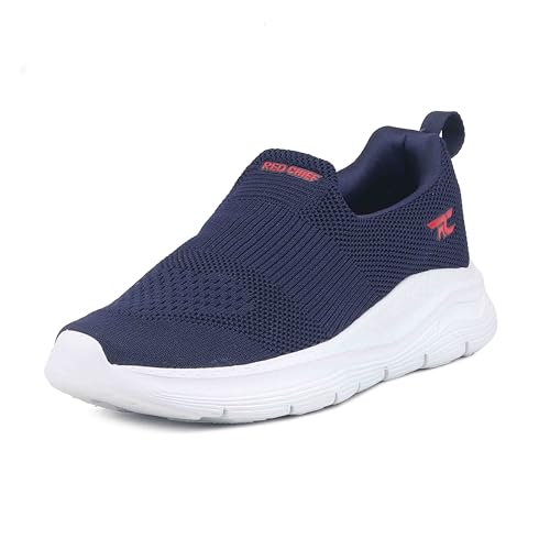 Image of Red Chief Men's Walking Shoes | Men's Sports Shoes | Lightweight Breathable Cushioned Design | Men Shoes with Polyester Knitted Fabric Upper & Synthetic Lining | Slip-On Low Ankle Footwear