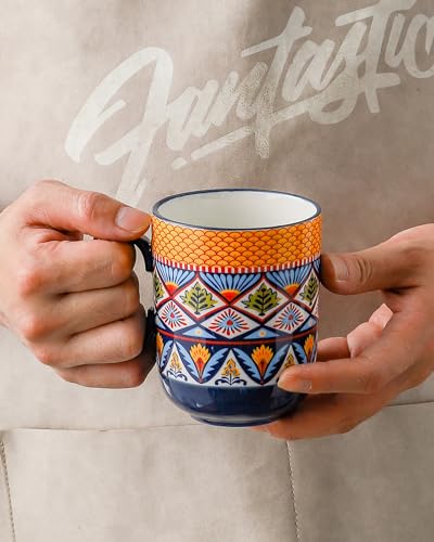 Henxfen Lead Coffee Mugs Set 14 Ounce thumb #5