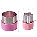 Vegetable Cutters Shapes Set, 20pcs Stainless Steel Mini Cookie Cutters, Vegetable Cutter and Fruit Stamps Mold + 20pcs Cute Cartoon Animals Food Picks and Forks -for Kids Baking and Food Supplement