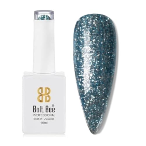 Image of Bolt Bee Galaxy Color Gel Nail Polish Soak Off UV Gel DIY at Home Manicure Salon Nail Art (97, 15ml)