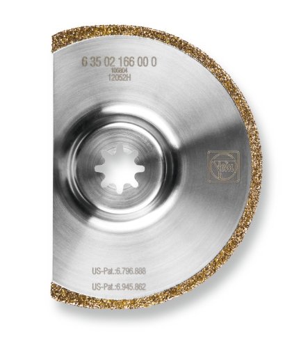 Fein FMM-Accy Cutting Width Diamond-Coated Segment Saw Blade, Multi-Colour