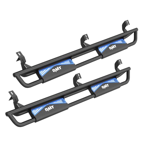 Image of Running Boards Compatible with Toyota Tacoma Double Cab 2005-2023, 6.6 inch Side Steps with Paintable Step Plates, Heavy Duty Nerf Bar with Triple-Shield Anti-Corrosion Technology, Single Stair