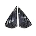 Xhfarce for Kia Forte 2019-2024 Sport Style Rear Side Window Louvers Air Vent Shades Panel Cover Car Exterior Decoration Accessories 2PCS for Kia Forte 2019 2020 2021 2022 2023 2024(Carbon Fiber)