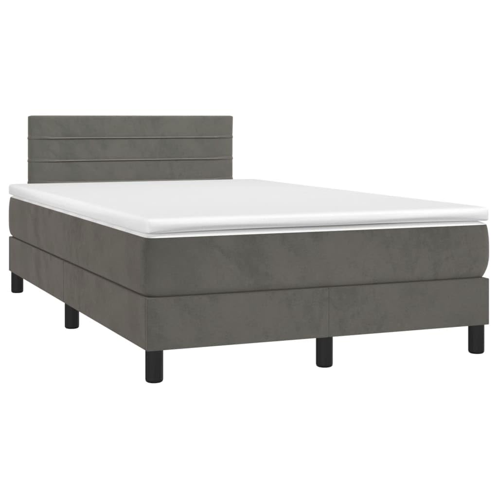 Molle insacchettate velluto grigio scuro lettino regolabile 120x190 cm