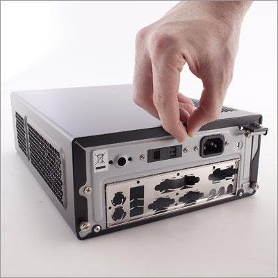 Removing side panel of case