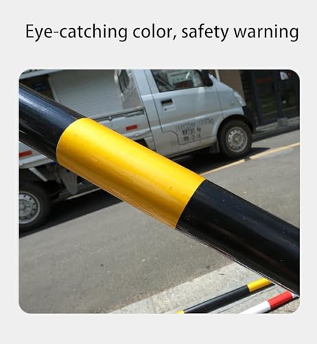 Barra de Seguridad Reflectante Teles con Conector retráctil para Conos de tráfico, Que Mejora la Visibilidad y el Control del tráfico. Ideal para la organización de Eventos y la Seguridad Vi
