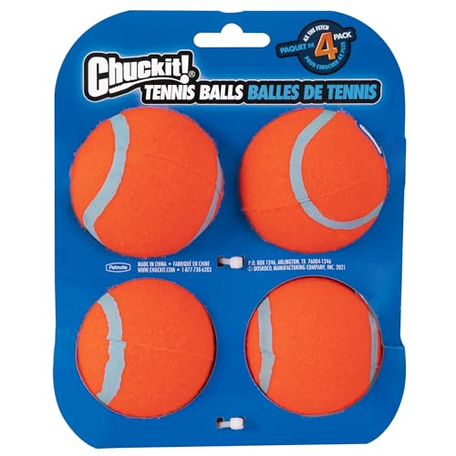 Chuckit 7404 Tennis Ball Medium - 4 Stücke