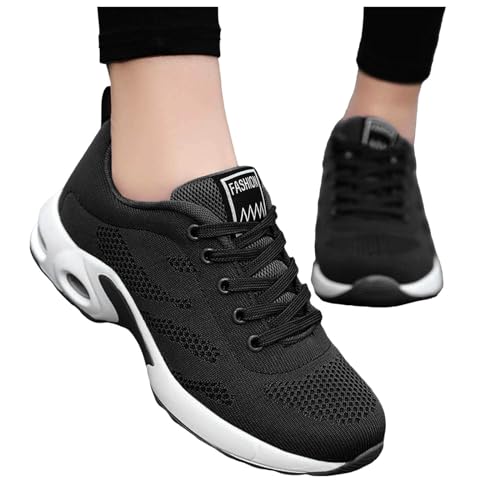 Scarpe Fitness Donna,Scarpe Running Donna Ginnastica Corsa Sportive Sneakers Traspiranti Leggero Air Camminata Fitness Jogging Casual all'Aperto Nero 37/EU