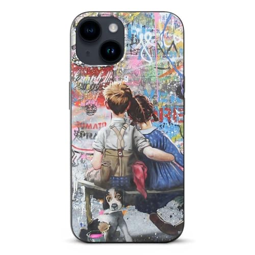 Banksy �o���N�V�[ ������ ���_���A�[�g iPhone17ProMax�p �P�[�X�y�S�@��Ή��z�A�C�t�H��17�v���}�b�N�X�p �P�[�X TPU �S�ʕی� �X�}�z�P�[�X ���^ �ϏՌ� �����h�~ �C�菝�h�~ �y�� �l�C Case
