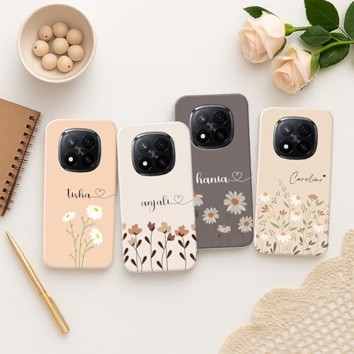 Image of COLORflow Back Cover Compatible with Redmi Note 14 Pro Plus | Floral Family Customized Back Cover Compatible with Redmi Note 14 Pro Plus
