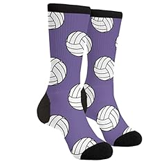 White Volleyball Purple