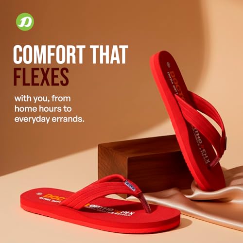 Image of DOCTOR EXTRA SOFT Thong Arch Support Ortho Slippers for Women|Orthopedic Diabetic & Stylish|Lightweight Comfortable & Casual|Pregnancy Anti-Skid Bedroom Daily Use House Flip-Flops Ladies & Girls D-15